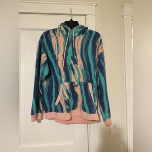 Adidas RYV Hoodie Sweatshirt Marble Tie Dye Colorful
